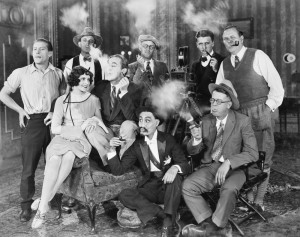 video production - old film scene